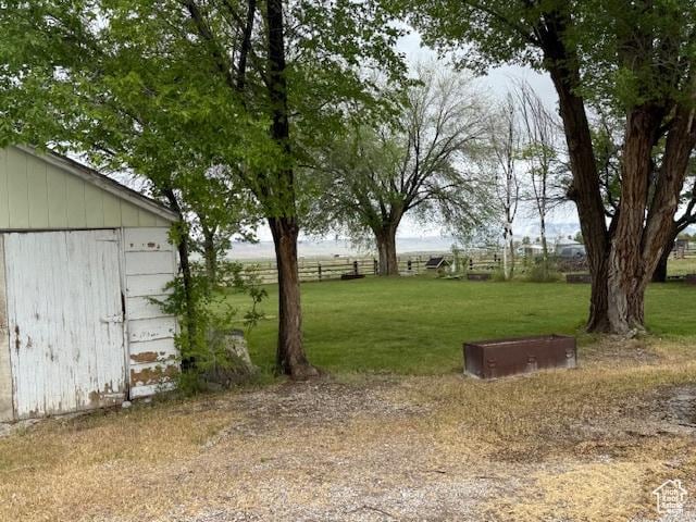 210 W 100 S, Centerfield, UT 84622 - view of yard featuring a shed