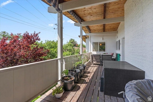 4560 S Wallace Ln, Holladay, UT 84117 - view of wooden terrace