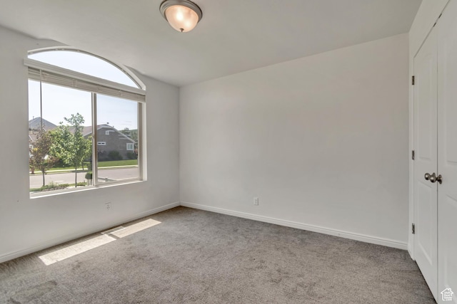 327 E 2260 S, Heber City, UT 84032 - carpeted spare room featuring baseboards and lofted ceiling