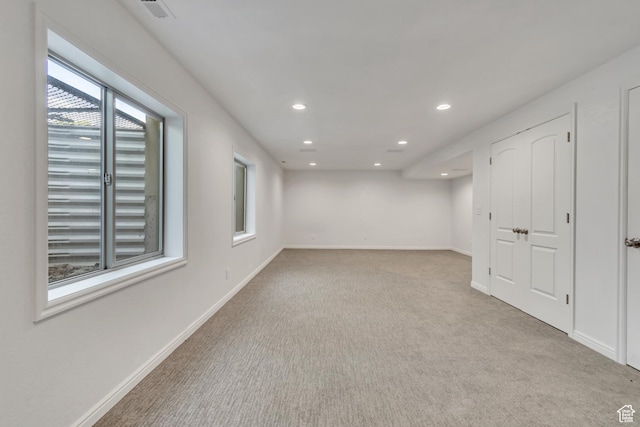327 E 2260 S, Heber City, UT 84032 - basement featuring carpet flooring and recessed lighting