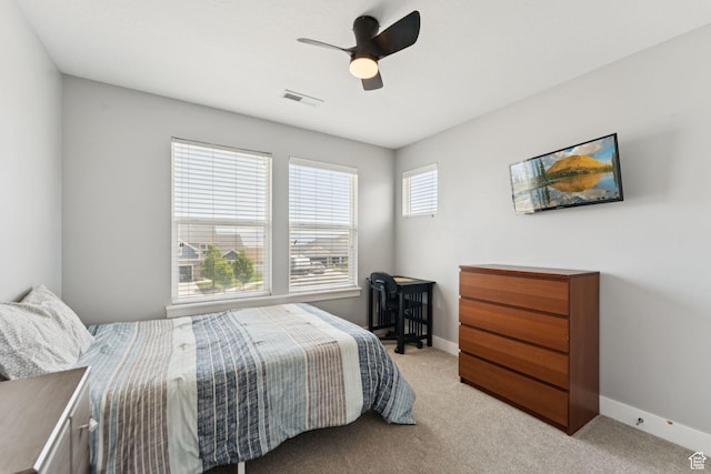 13698 S Black Hoof Cir, Herriman, UT 84096 - carpeted bedroom with baseboards and ceiling fan