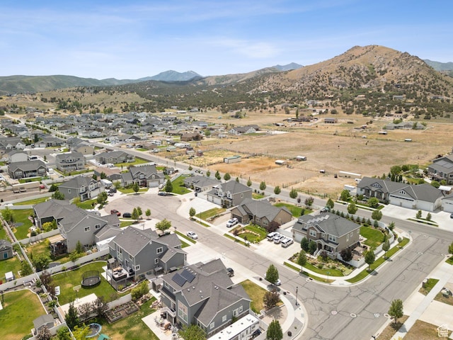 13698 S Black Hoof Cir, Herriman, UT 84096 - aerial view of property and surrounding area with nearby suburban area and mountains