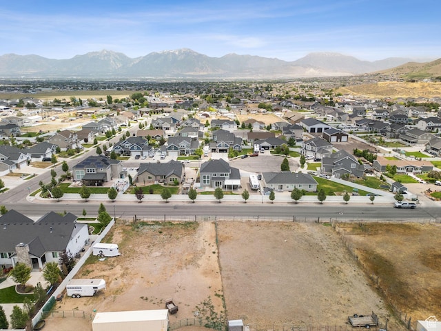 13698 S Black Hoof Cir, Herriman, UT 84096 - aerial overview of property's location with nearby suburban area and mountains