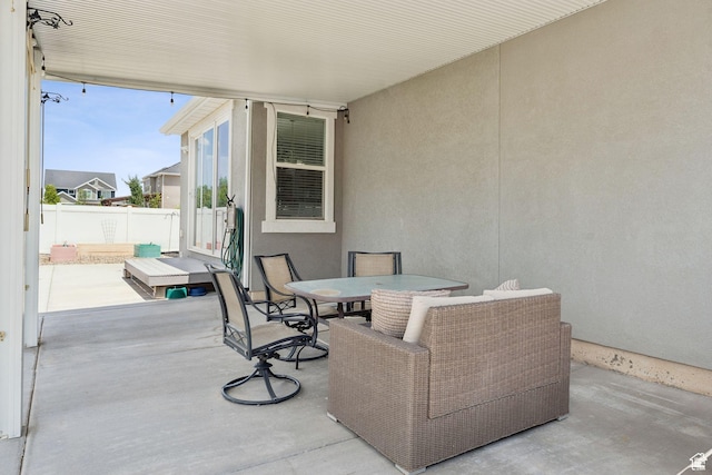 13698 S Black Hoof Cir, Herriman, UT 84096 - view of patio with outdoor dining space