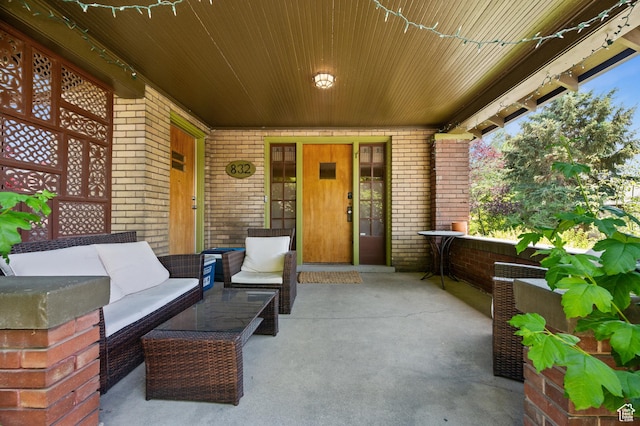 832 E Ramona Ave, Salt Lake City, UT 84105 - covered porch featuring an outdoor living space