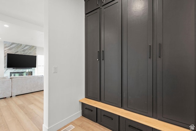 4473 N Solstice Dr, Lehi, UT 84043 - mudroom with light wood-type flooring and baseboards