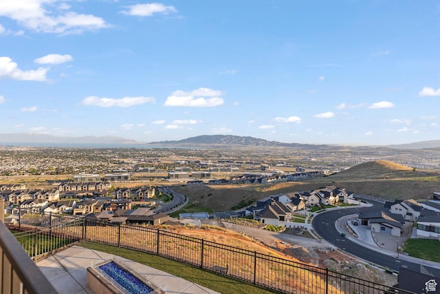 4473 N Solstice Dr, Lehi, UT 84043 - aerial view of residential area featuring a mountainous background