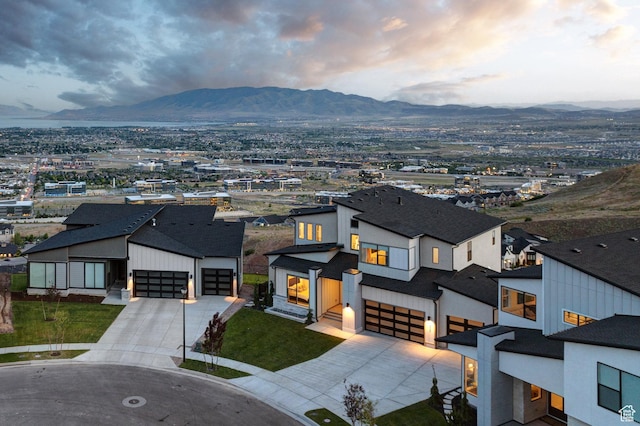 4473 N Solstice Dr, Lehi, UT 84043 - aerial perspective of suburban area with a mountain backdrop
