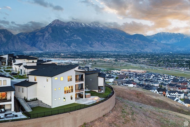 4473 N Solstice Dr, Lehi, UT 84043 - mountain view with nearby suburban area