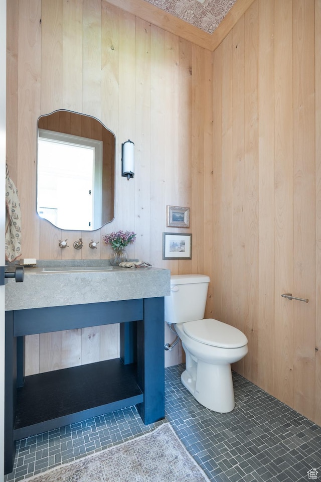 1889 W 1400 S, Lehi, UT 84043 - half bath featuring wood walls and vanity