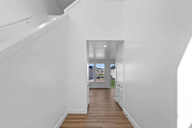 223 E 580 N, Providence, UT 84332 - hall with wood finished floors and recessed lighting