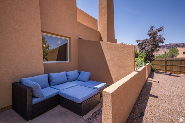 3287 E Fairway Loop, Moab, UT 84532 - view of patio featuring an outdoor hangout area