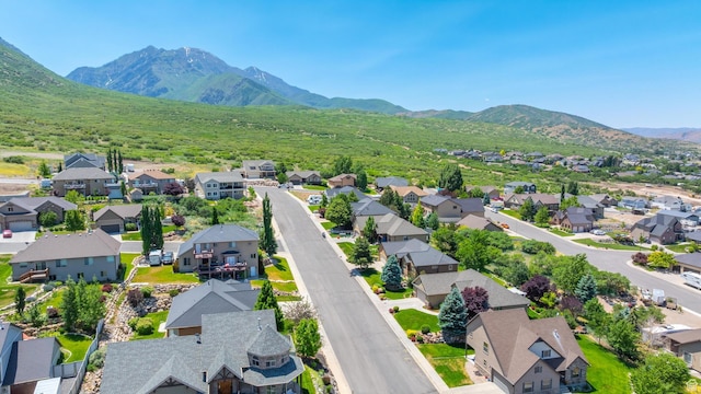 328 S 1060 E, Santaquin, UT 84655 - aerial view of residential area with mountains