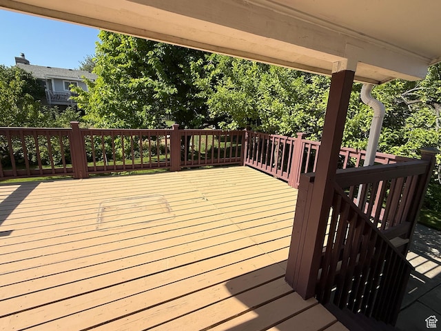 3841 W Bluebird Cir, West Valley City, UT 84120 - view of wooden terrace