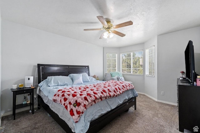 1021 Sara Ln, Ogden, UT 84404 - carpeted bedroom with baseboards and ceiling fan