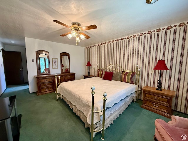 1177 W 2060 N, Helper, UT 84526 - bedroom with carpet and a ceiling fan
