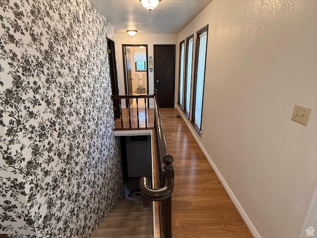 1177 W 2060 N, Helper, UT 84526 - hallway with wood finished floors and baseboards