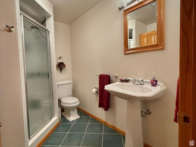 1177 W 2060 N, Helper, UT 84526 - bathroom featuring a shower stall and tile patterned floors