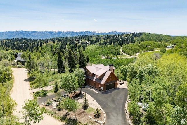 1766 W Arapaho Dr, Wanship, UT 84017 - aerial view of property and surrounding area with mountains