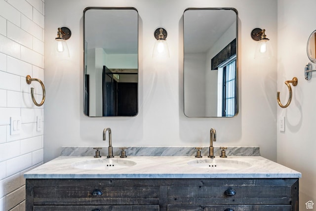 1766 W Arapaho Dr, Wanship, UT 84017 - full bathroom featuring double vanity