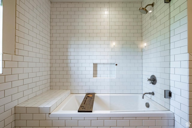 1766 W Arapaho Dr, Wanship, UT 84017 - bathroom featuring tiled shower / bath combo