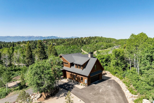 1766 W Arapaho Dr, Wanship, UT 84017 - view from above of property featuring a heavily wooded area
