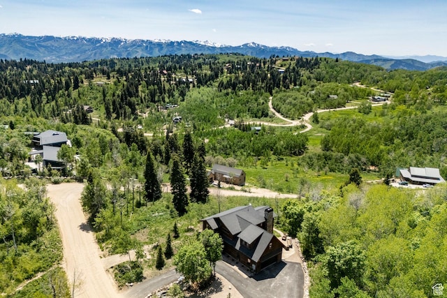 1766 W Arapaho Dr, Wanship, UT 84017 - aerial view of a forest and a mountainous background
