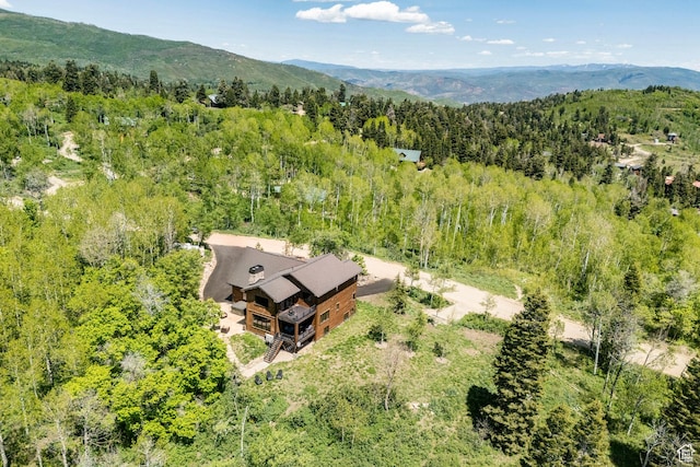 1766 W Arapaho Dr, Wanship, UT 84017 - aerial view of property and surrounding area with a mountainous background