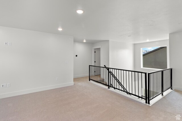 216 E 610 N, Providence, UT 84332 - spare room with light colored carpet and recessed lighting