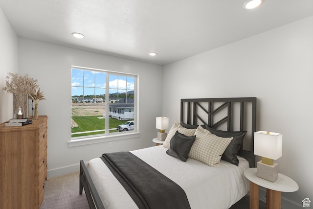 216 E 610 N, Providence, UT 84332 - carpeted bedroom featuring baseboards and recessed lighting