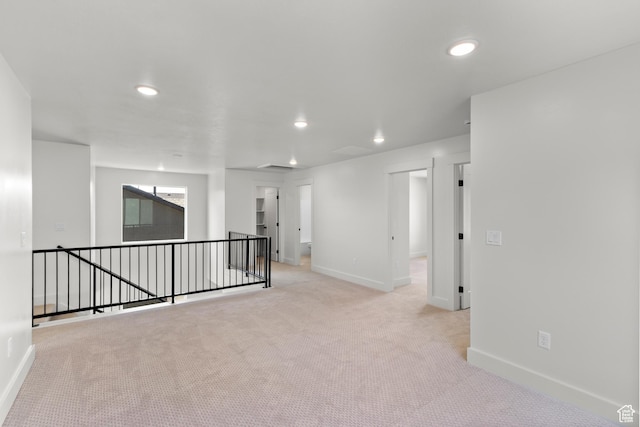216 E 610 N, Providence, UT 84332 - spare room with light carpet and recessed lighting