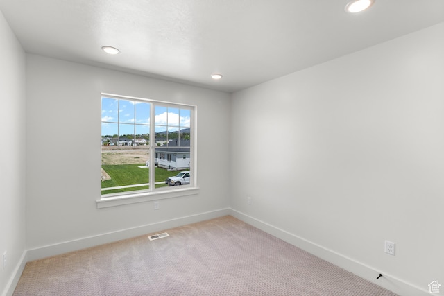 216 E 610 N, Providence, UT 84332 - spare room featuring carpet and recessed lighting