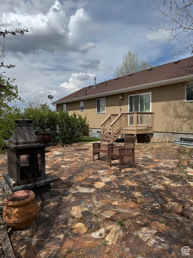 471 N 100 W, Kamas, UT 84036 - view of patio / terrace featuring a deck