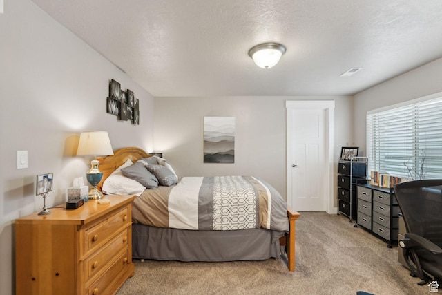 5673 S Wilson View Ct, Holladay, UT 84121 - bedroom featuring light carpet and a desk
