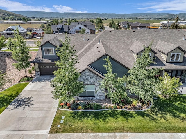 354 E 370 S, Kamas, UT 84036 - aerial view of residential area featuring a mountainous background