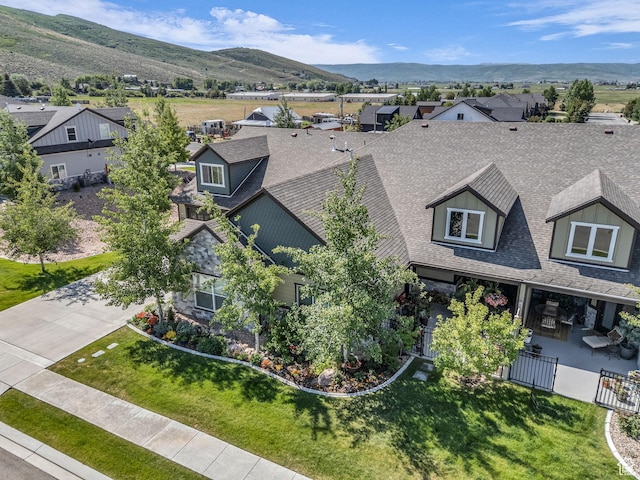 354 E 370 S, Kamas, UT 84036 - aerial view of residential area featuring mountains