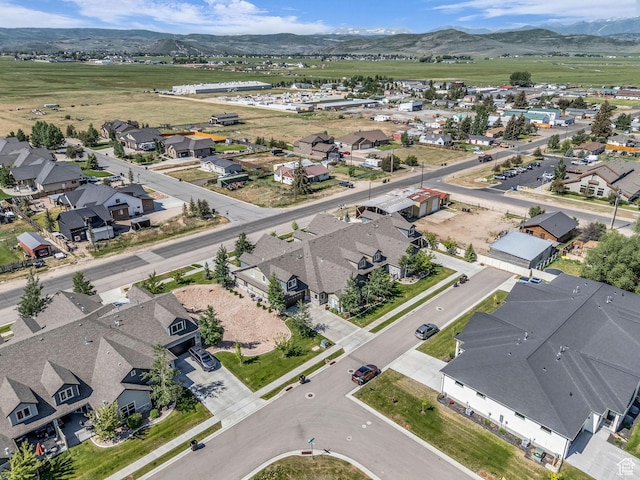 354 E 370 S, Kamas, UT 84036 - aerial perspective of suburban area with a mountain backdrop