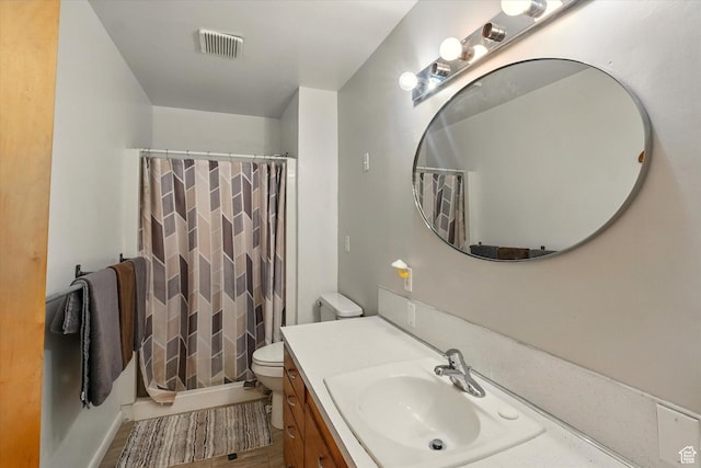 2280 N 800 E, North Logan, UT 84341 - full bath featuring vanity, wood finished floors, and a shower with curtain