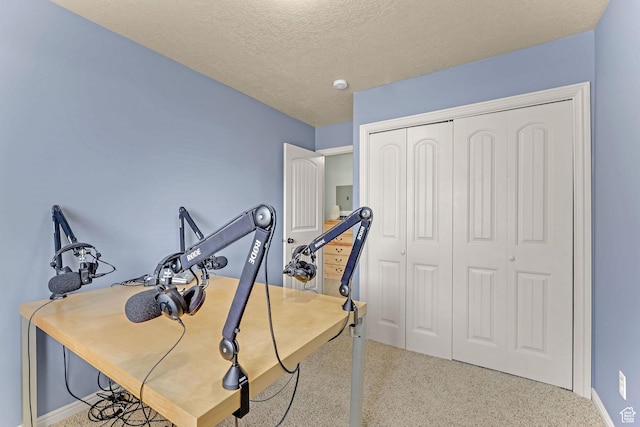 815 N 100 E Unit 5, Brigham City, UT 84302 - home office featuring a textured ceiling and carpet floors