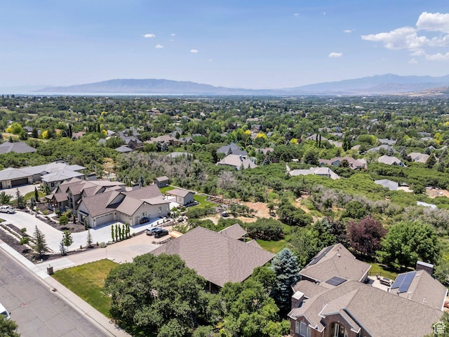 215 N Bald Mountain Dr E, Alpine, UT 84004 - aerial view of residential area with a mountain backdrop
