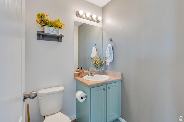2459 E Ox Yoke Dr S, Eagle Mountain, UT 84005 - bathroom featuring vanity and toilet