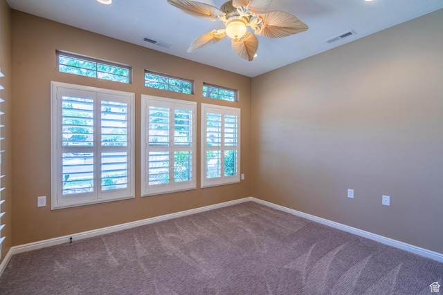 1410 W Ambassador Dr, St George, UT 84790 - spare room with ceiling fan and carpet