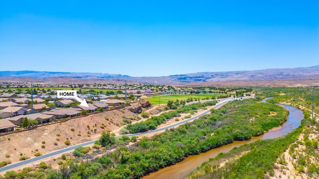 1410 W Ambassador Dr, St George, UT 84790 - aerial view of residential area with mountains