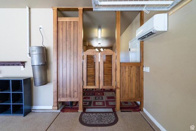 1410 W Ambassador Dr, St George, UT 84790 - interior space featuring a wall unit AC