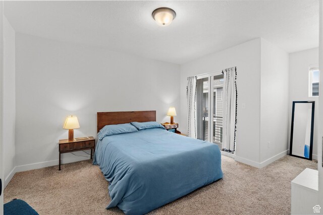15129 S Halter Way, Bluffdale, UT 84065 - bedroom with carpet and access to outside
