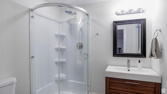15113 S Bright Stars Dr, Bluffdale, UT 84065 - bathroom featuring vanity and a shower stall