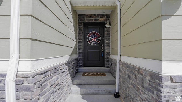 15113 S Bright Stars Dr, Bluffdale, UT 84065 - view of exterior entry with stone siding