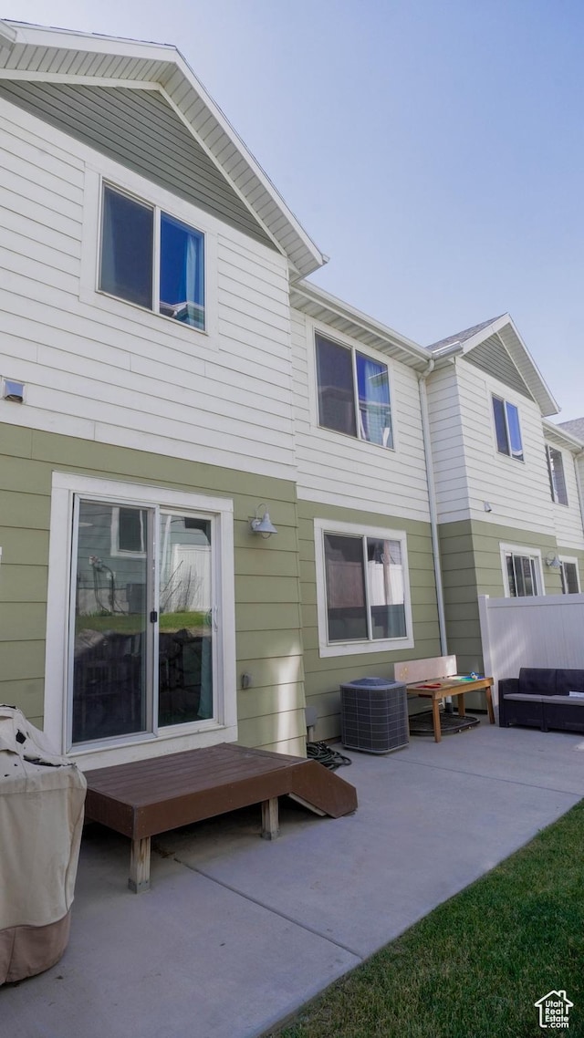 15113 S Bright Stars Dr, Bluffdale, UT 84065 - rear view of house with a patio