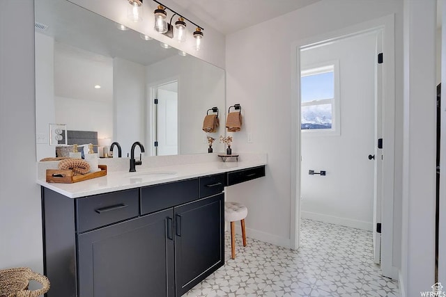 856 S 250 W, American Fork, UT 84003 - bathroom with vanity and tile patterned floors
