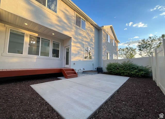 5558 W Dornton Ct, Herriman, UT 84096 - view of patio / terrace featuring entry steps